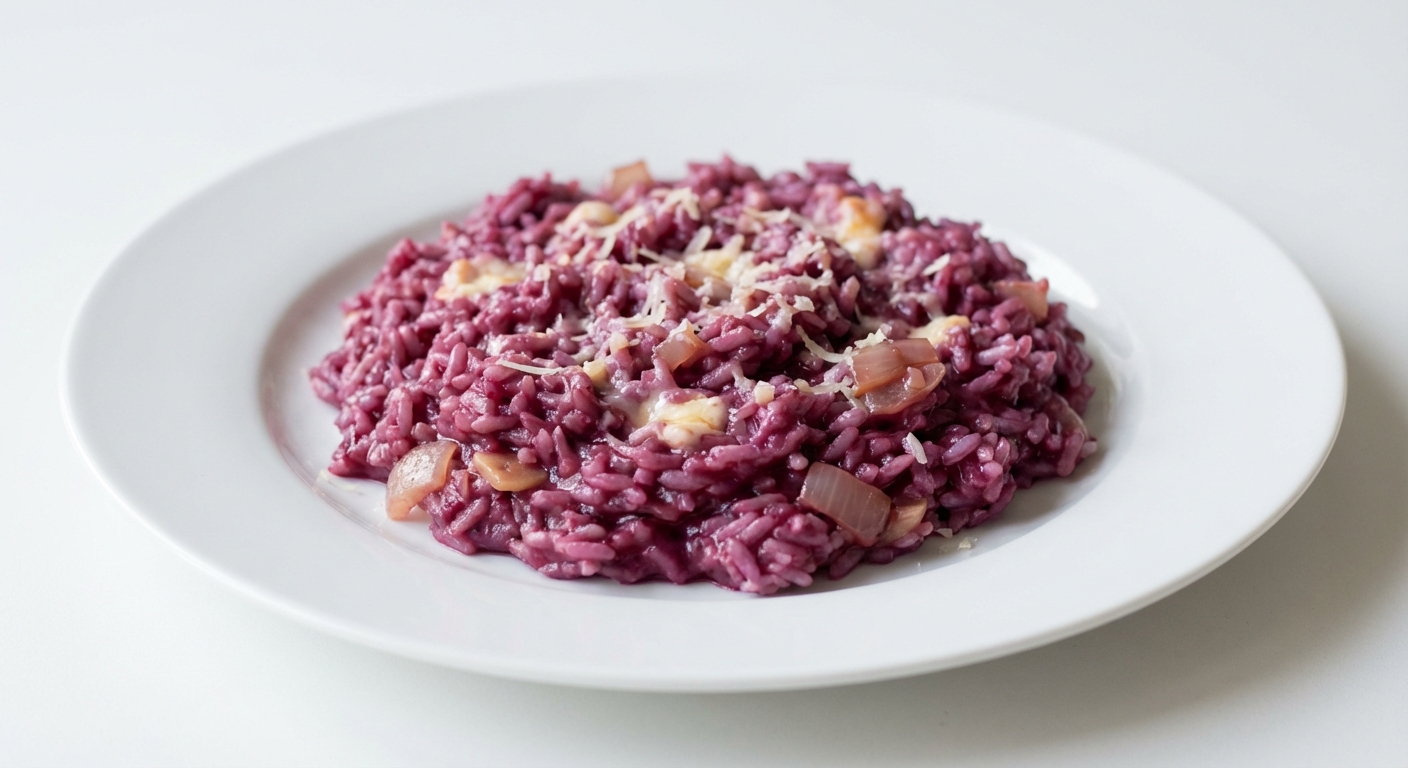Basmati Risotto z Burakiem i Kozim Serem