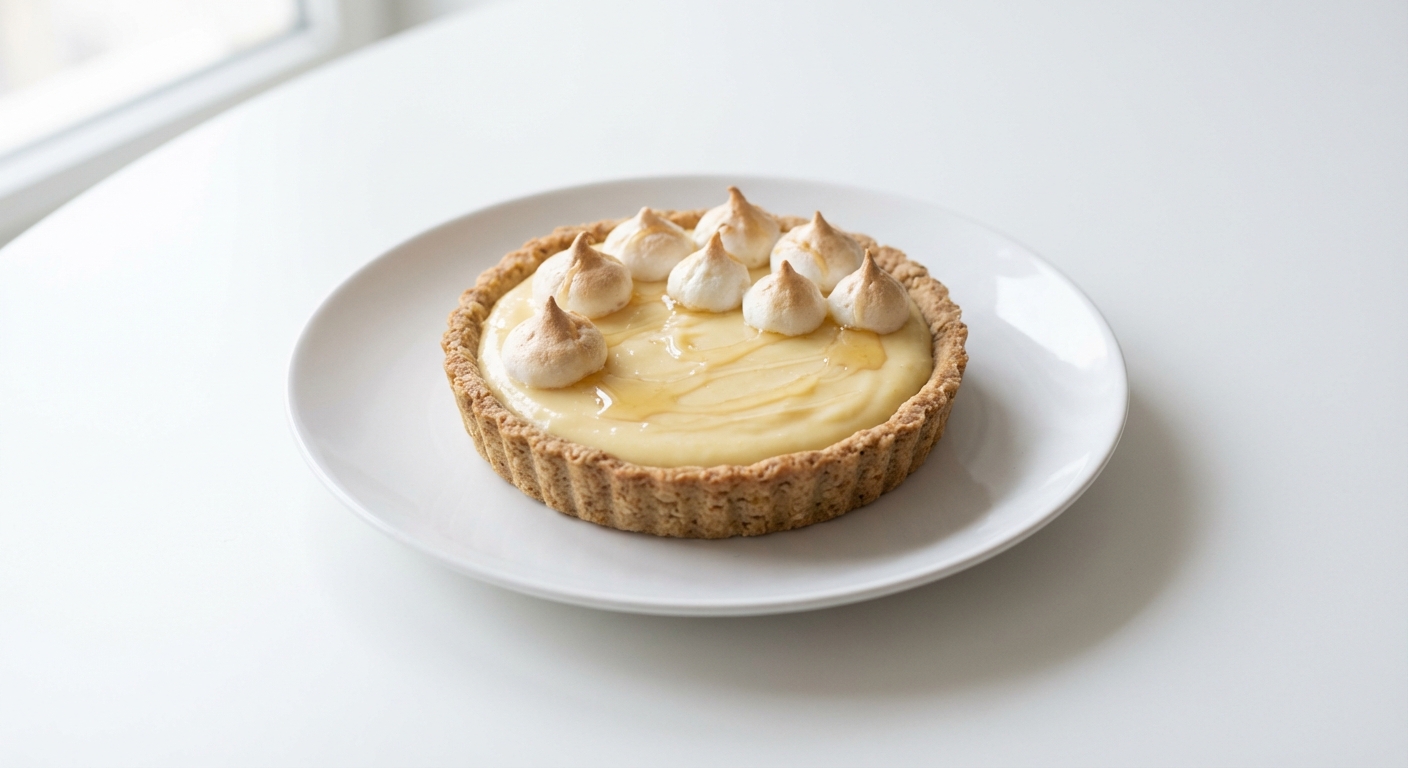 Tarta Cytrynowa z Miodem i Bezami