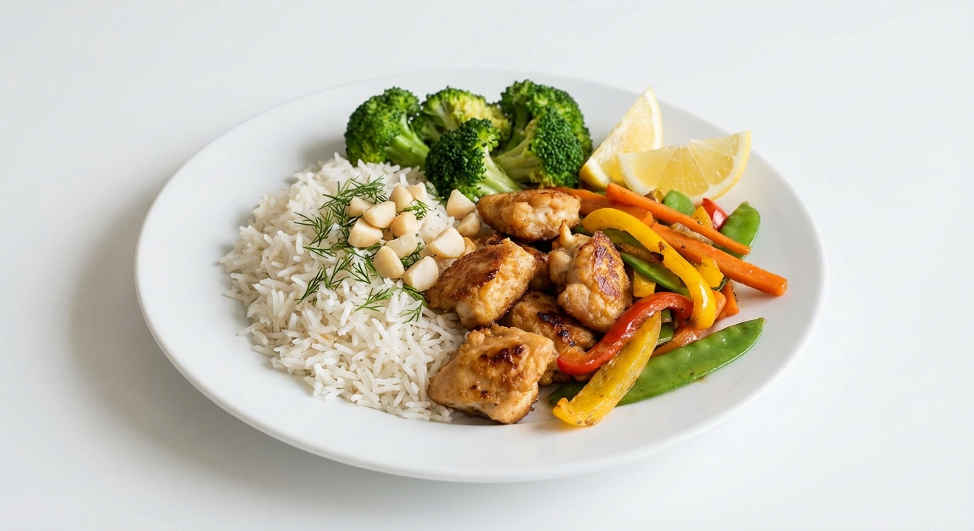 Ryż Basmati z Kurczakiem i Warzywami