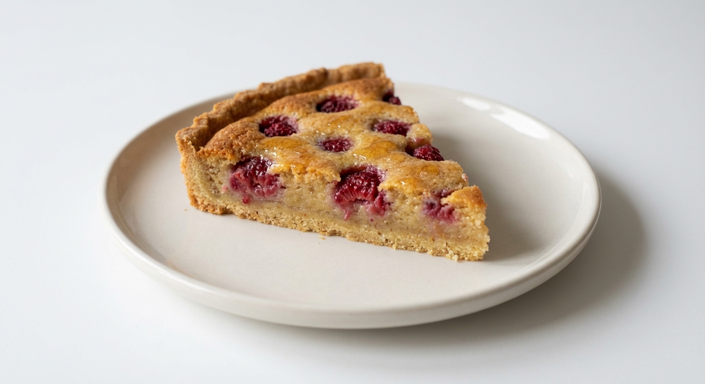 Tarta Migdałowa z Malinami i Miodem