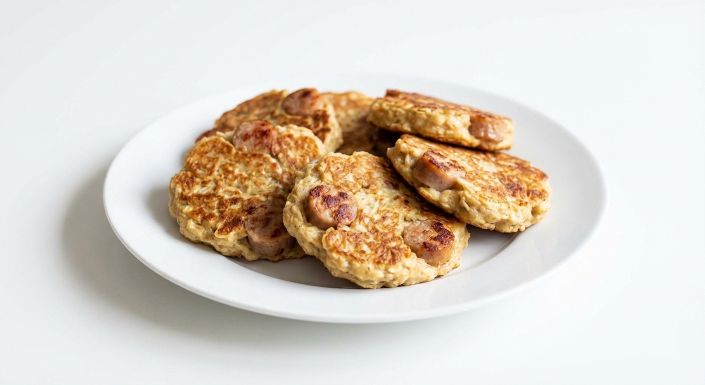 Owsiane Kąski z Kiełbaską i Miodem