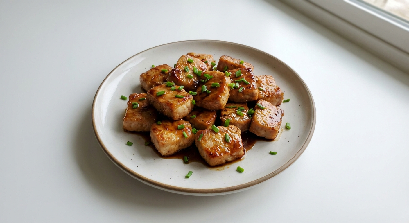 Schab w miodowo-czosnkowym sosie sojowym