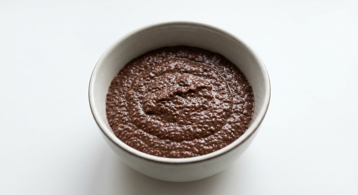 Czekoladowy Pudding Chia z Tofu i Miodem