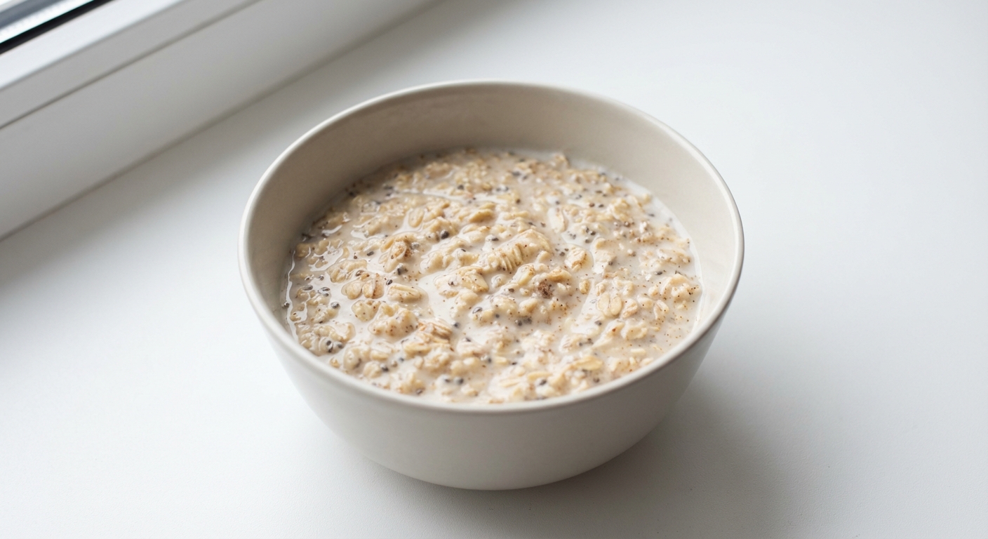 Nocna Owsianka z Cynamonem i Miodem