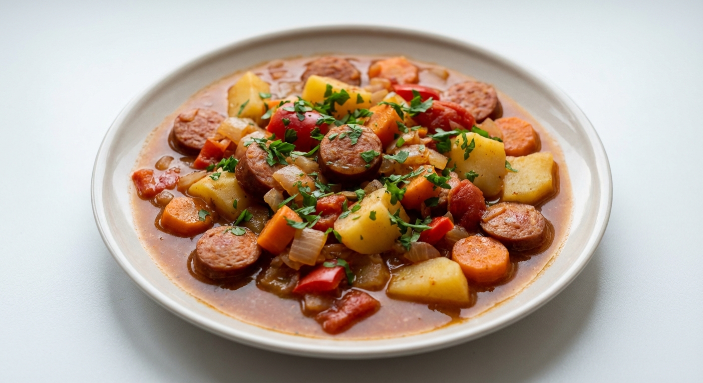 Wolnowar: Kiełbasa Śląska z Warzywami