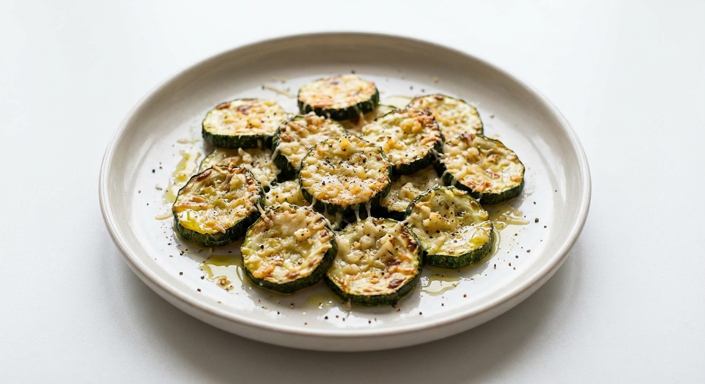 Pieczona Cukinia z Parmezanem i Czosnkiem