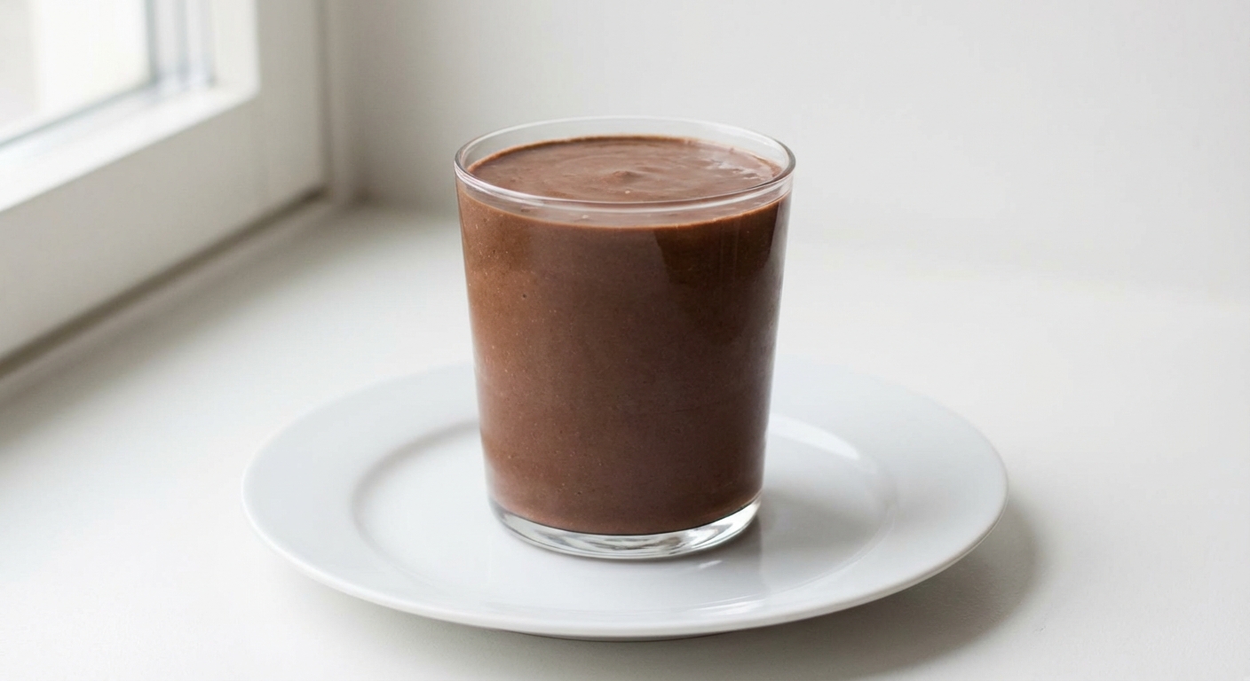 Czekoladowo-Orzechowy Koktajl z Banana i Migdałów