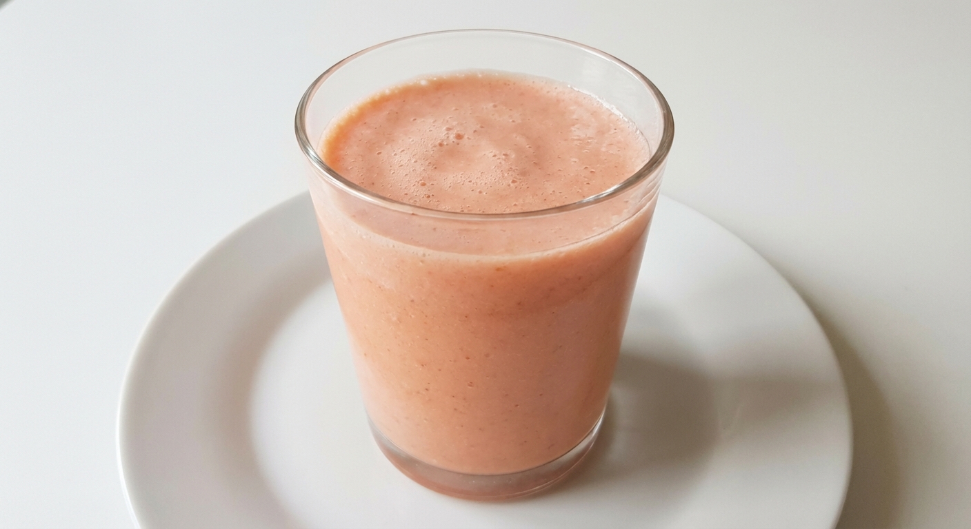 Koktajl Truskawkowo-Ananasowy z Białą Czekoladą