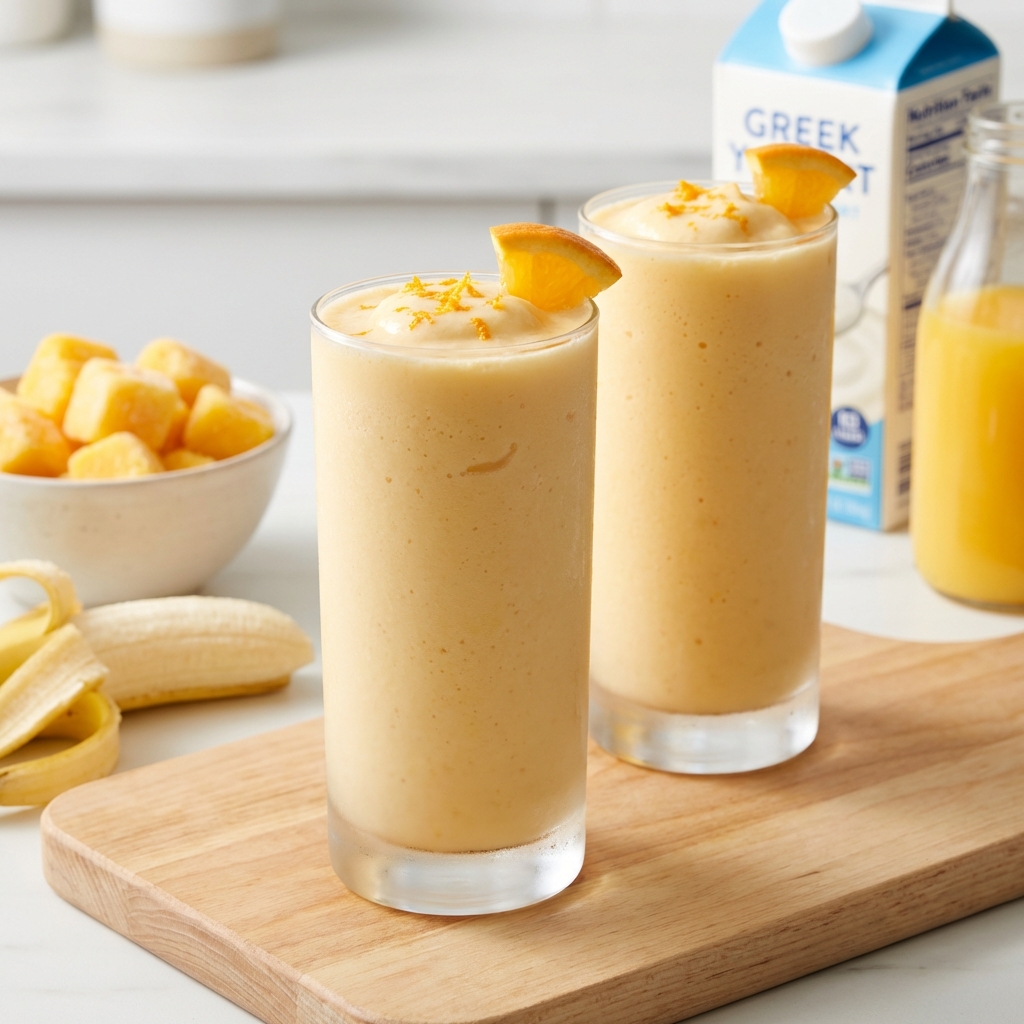 Kremowy koktajl pomarańczowy – jak lody Creamsicle