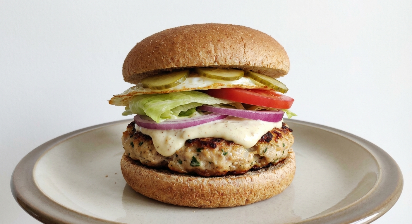 Burger z Kurczaka, Miodu i Musztardy