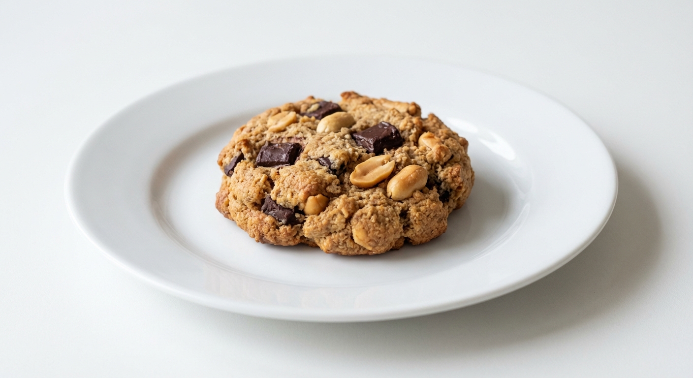 Proteinowe Ciastko z Orzechami i Czekoladą