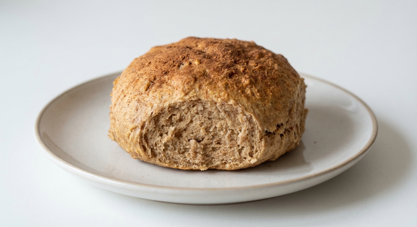 Owsiana Drożdżówka Białkowa z Cynamonem