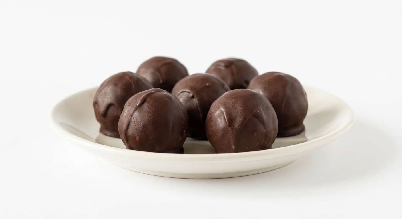 Twarogowe Kulki w Czekoladzie z Miodem