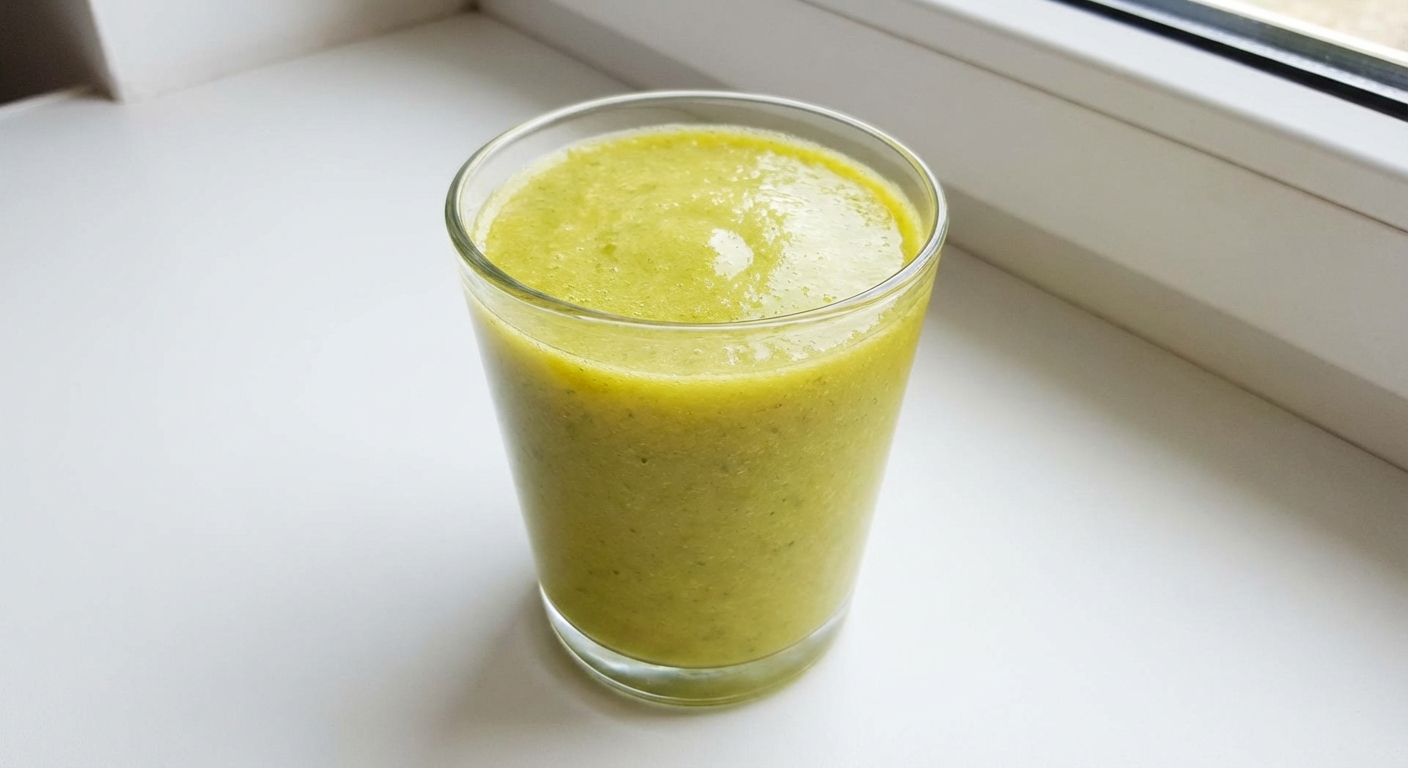 Ananasowo-Pomarańczowy Koktajl ze Szpinakiem i Miodem