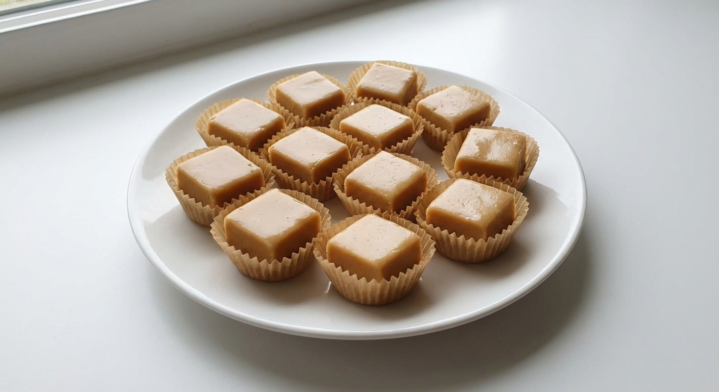 Bananowe Krówki z Masłem Orzechowym