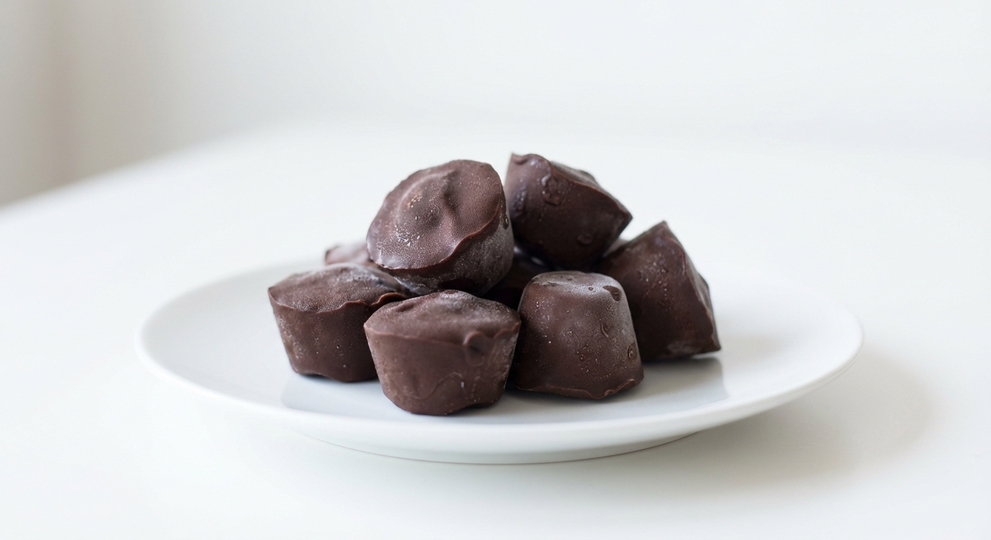 Mrożone kąski jogurtowe w czekoladzie