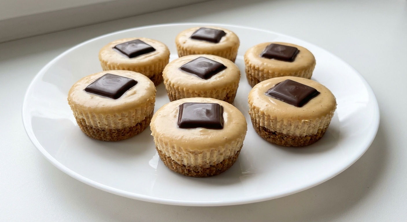 Mini Serniczki Orzechowe z Czekoladą