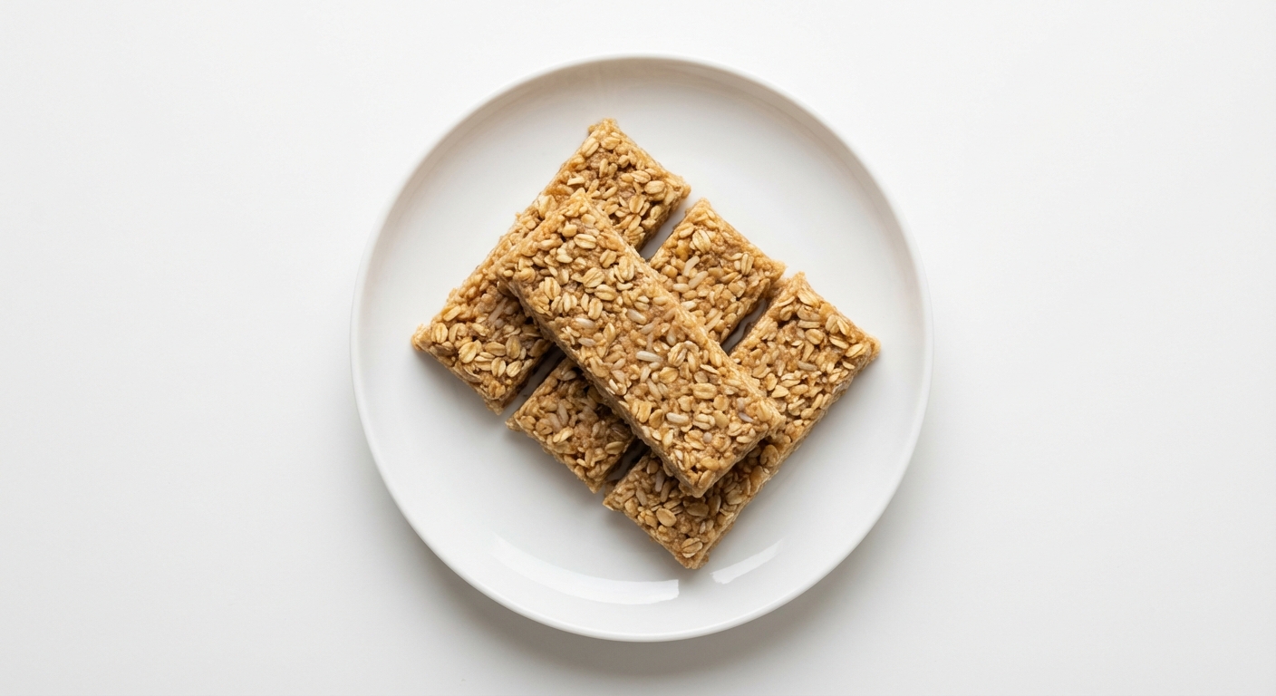 Proteinowe Batoniki Ryżowe z Płatkami Owsianymi