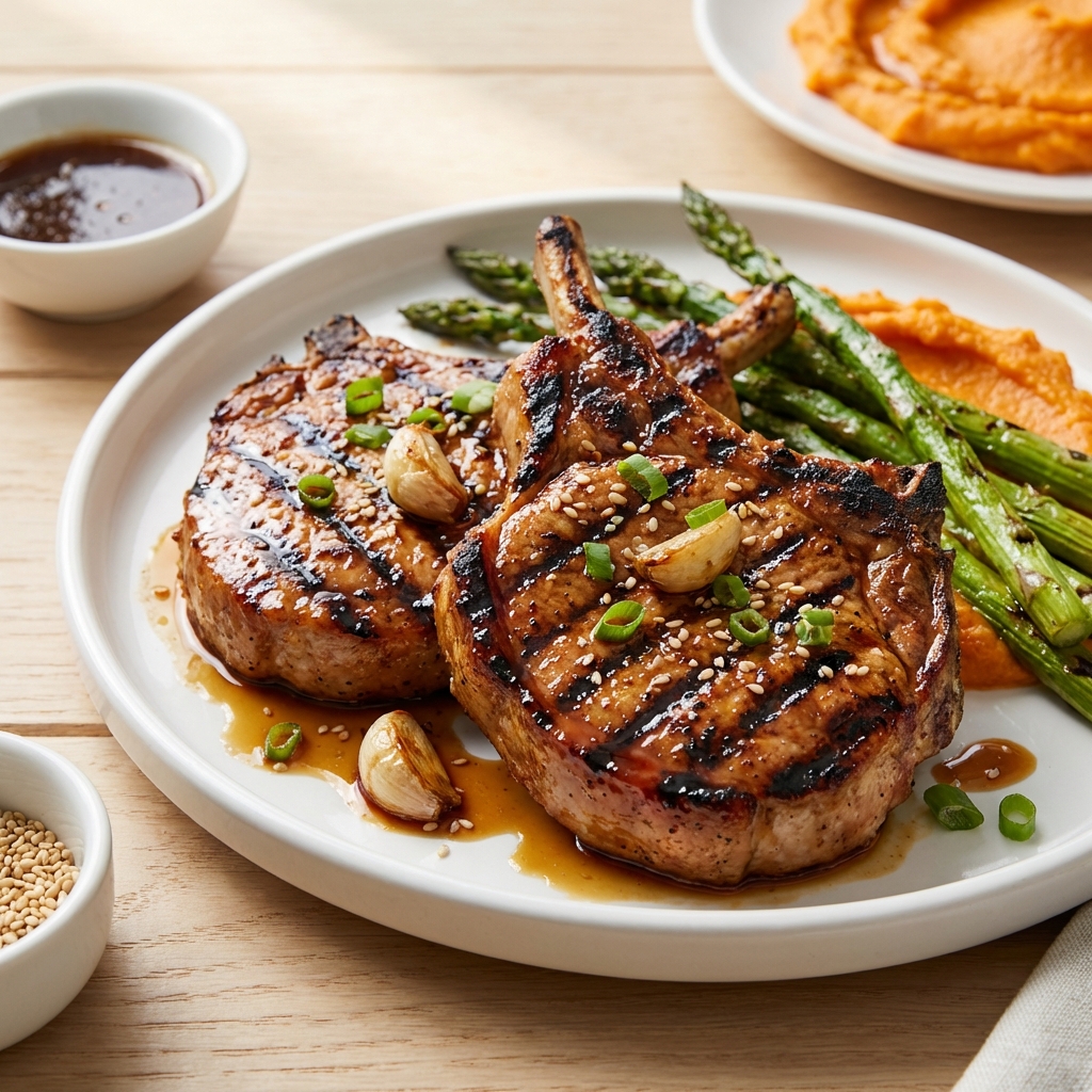 Schab w miodowo-sojowej glazurze