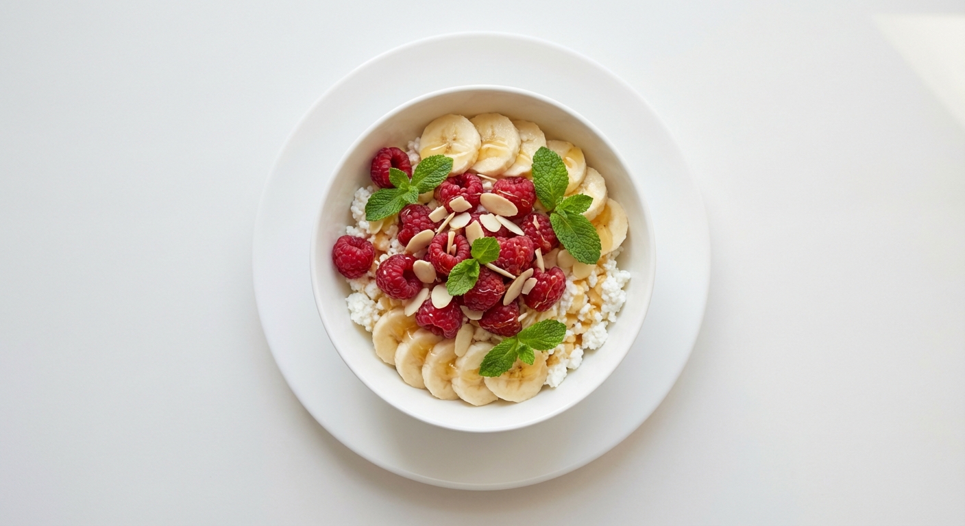 Serek Wiejski z Malinami i Miodem