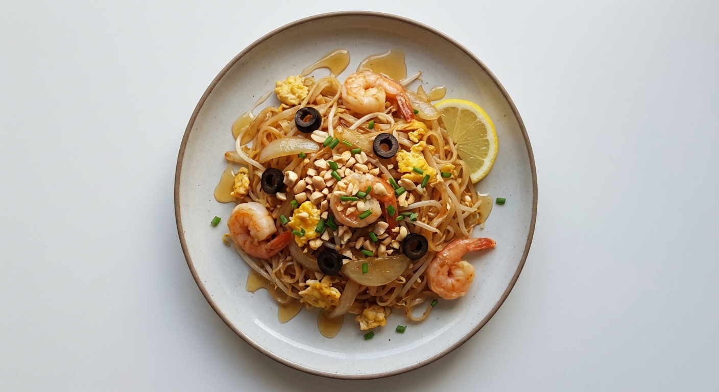 Pad Thai z Krewetkami i Miodem