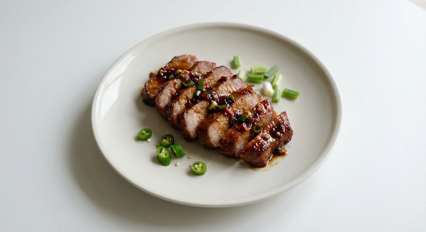 Karkówka w Miodowo-Sojowej Marynacie Chili