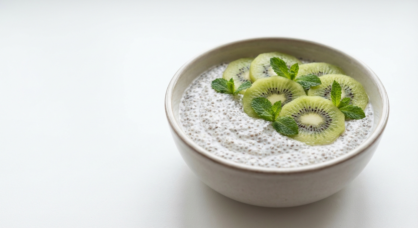 Pudding Chia z Kiwi i Miodem