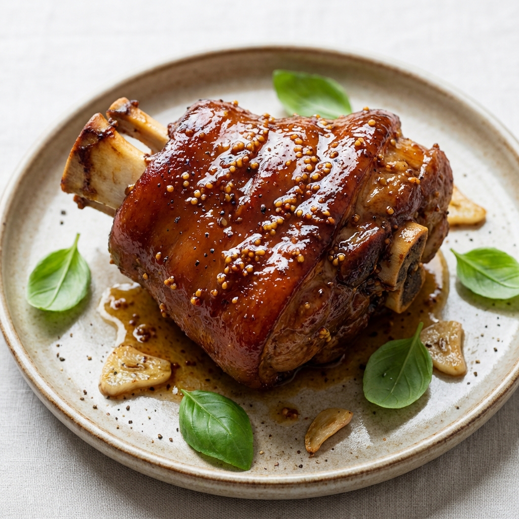 Golonka w Miodowo-Musztardowej Glazurze