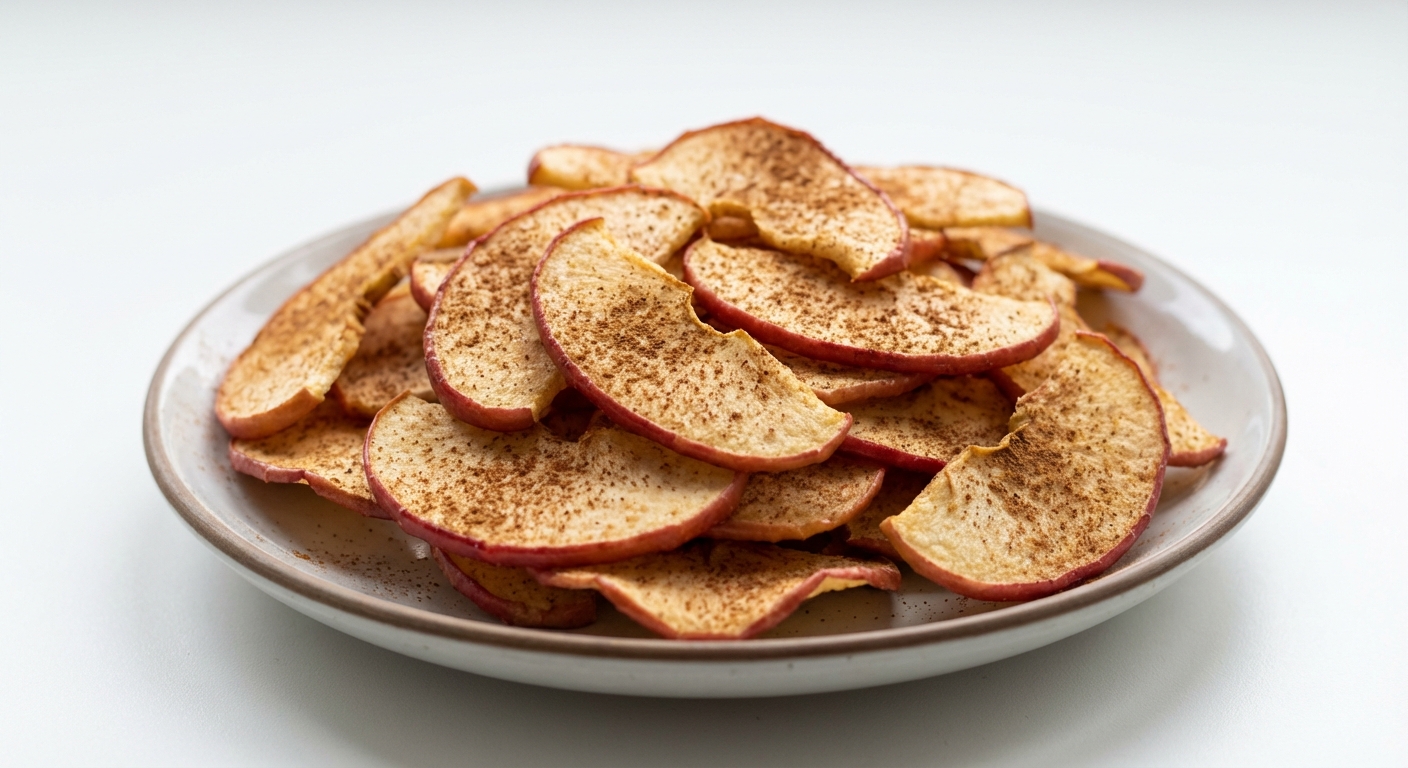 Jabłkowe Chipsy z Cynamonem