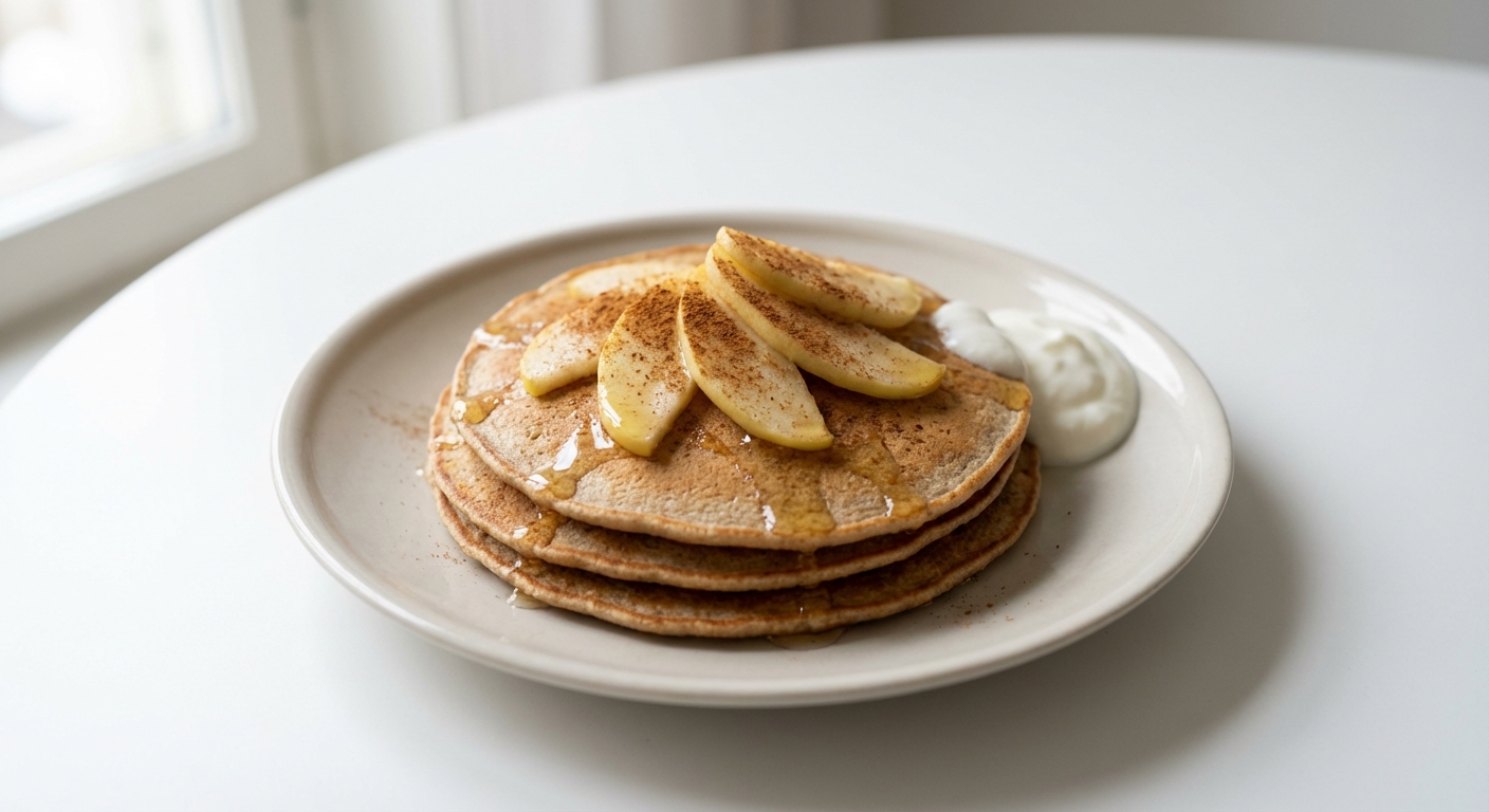 Naleśniki z Jabłkami, Miodem i Cynamonem