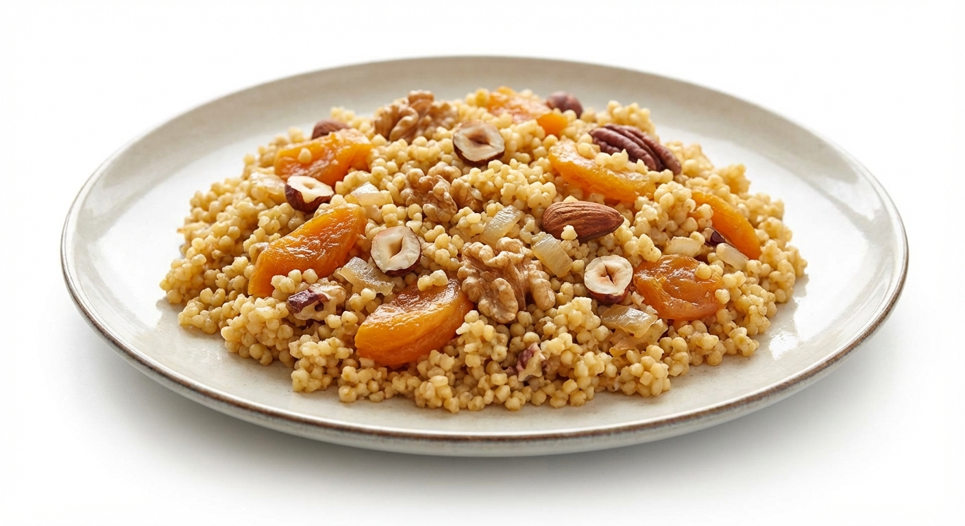 Kaszotto Jaglane z Morelą i Orzechami