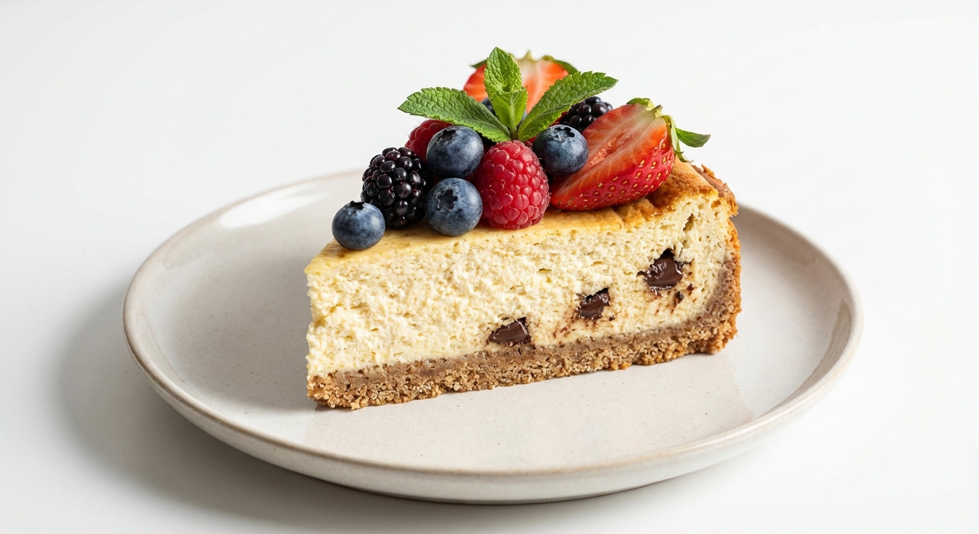 Razowy Sernik z Miodem i Owocami