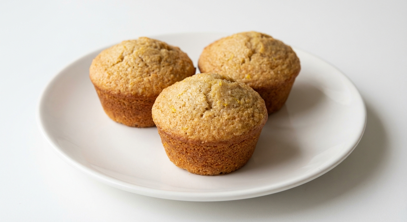 Cytrynowe Muffiny z Miodem i Migdałami