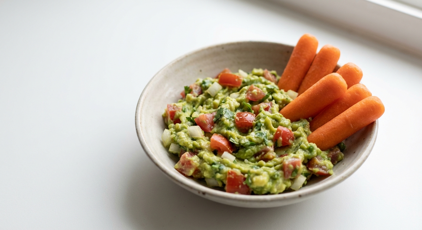 Marchewki Baby z Guacamole Awokado