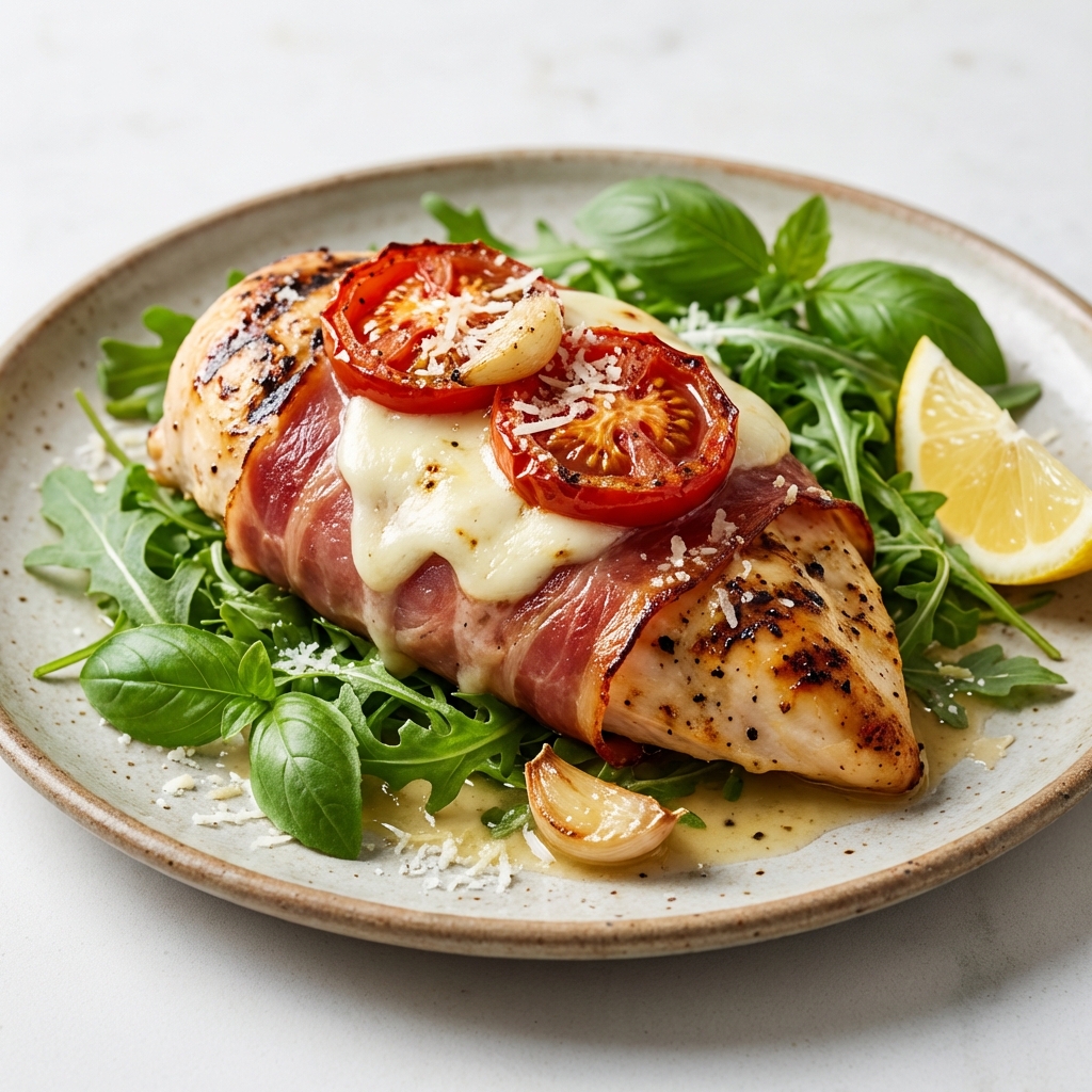 Kurczak z Szynką Parmeńską i Mozzarellą