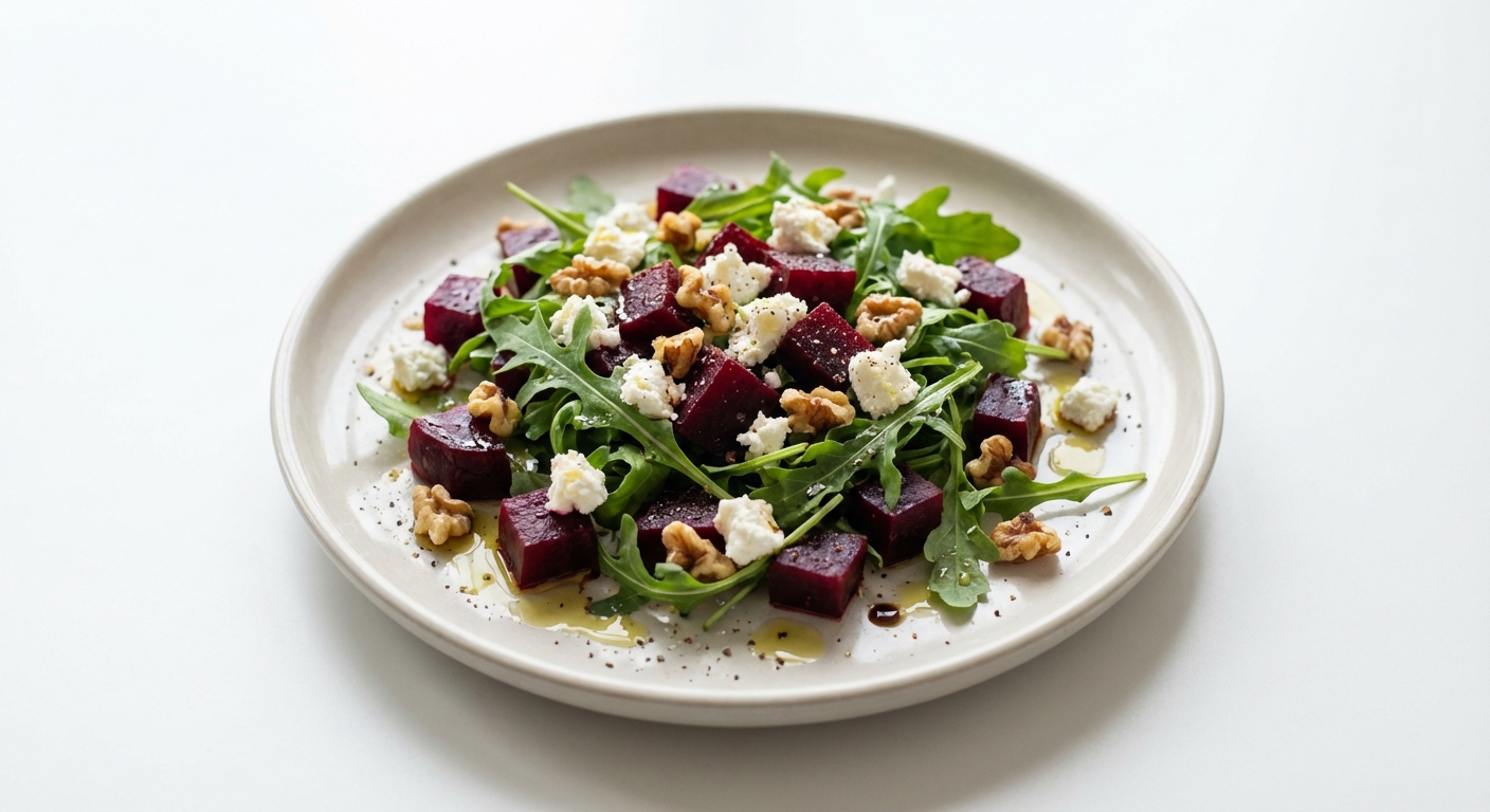 Sałatka z Buraków, Rukoli i Koziego Sera