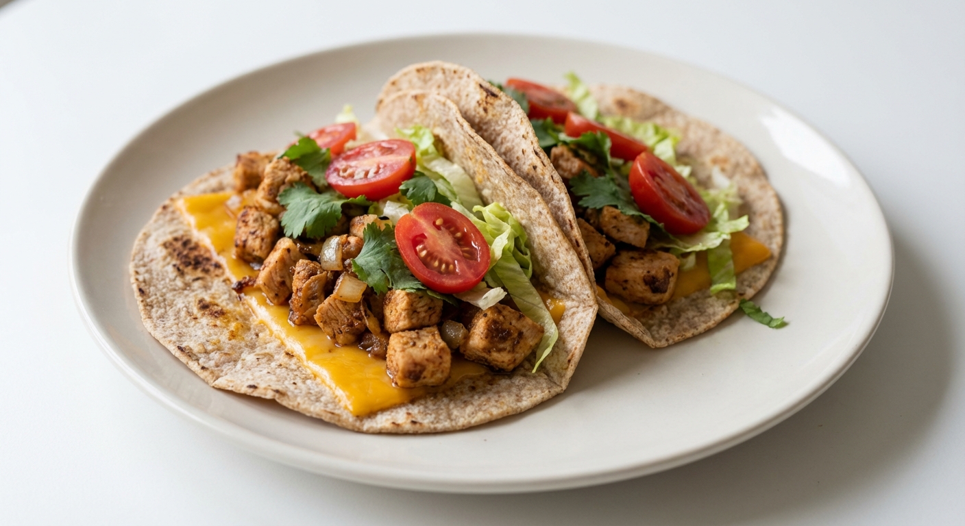 Indyk, Cheddar i Kolendra Tacos