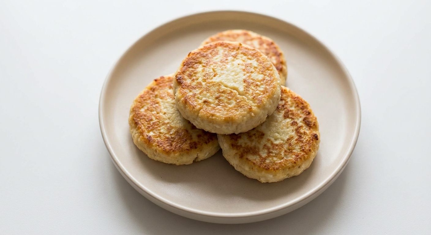 Placuszki z Twarogu, Miodu i Mąki Owsianej