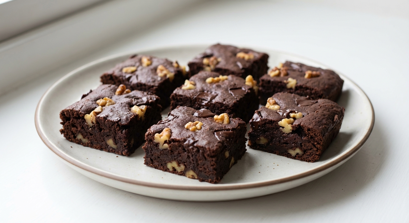 Batatowe Brownie z Miodem i Orzechami