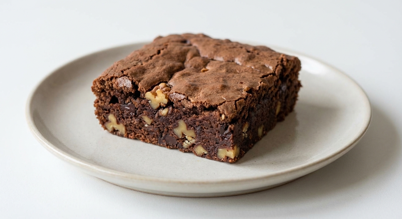 Brownie z Ciecierzycy, Orzechów i Miodu