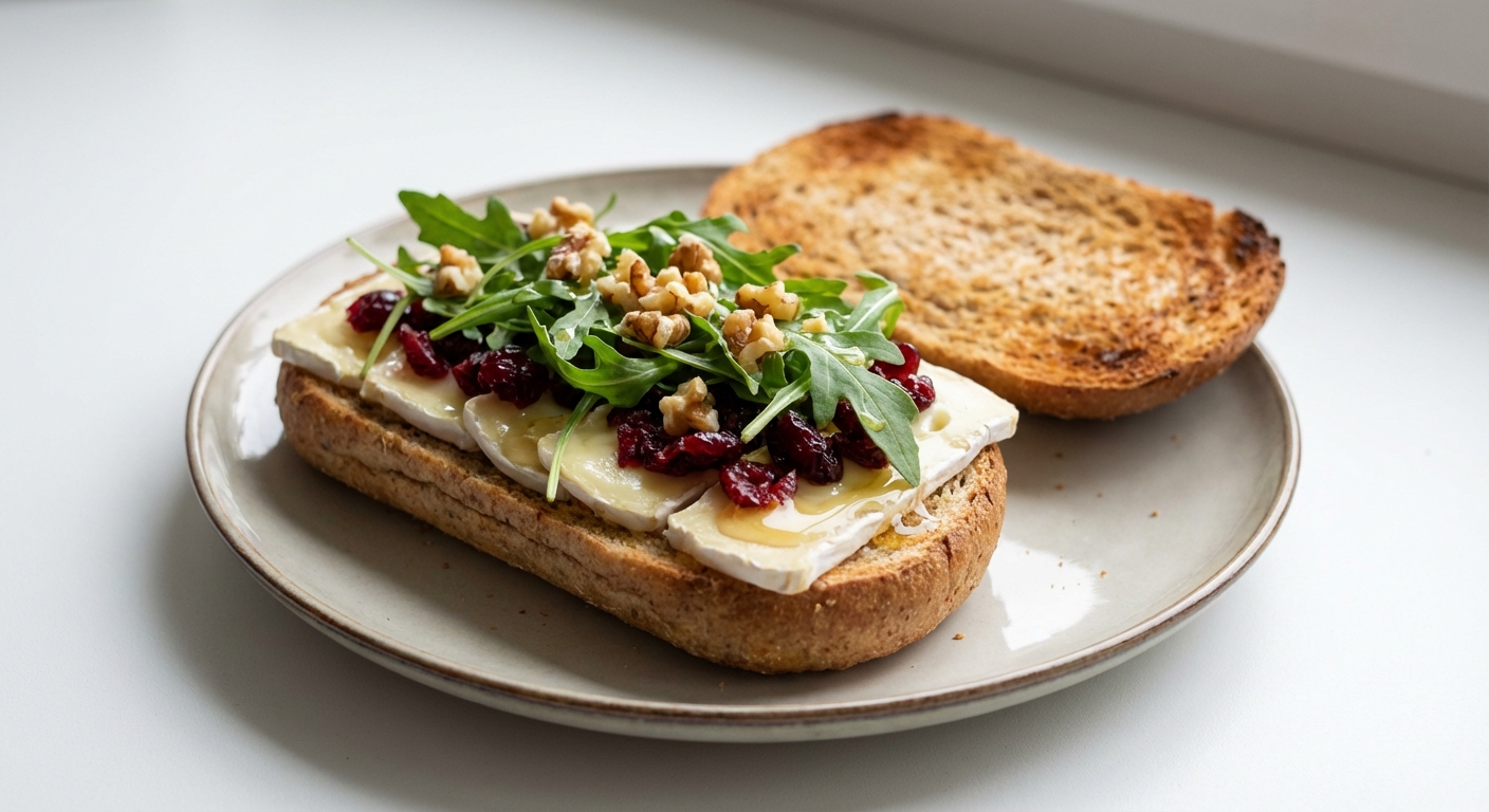 Grahamka z Camembertem, Żurawiną i Orzechami