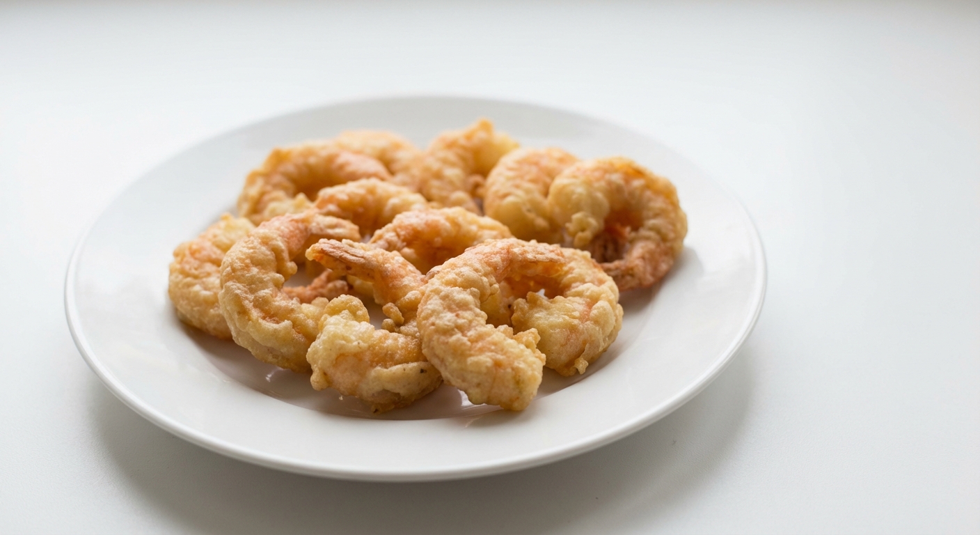 Krewetki w Tempurze z Piwa i Mąki Owsianej