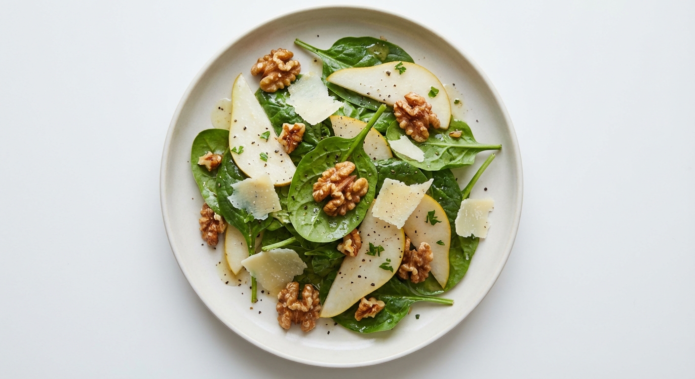 Szpinak, Gruszka, Orzechy i Parmezan