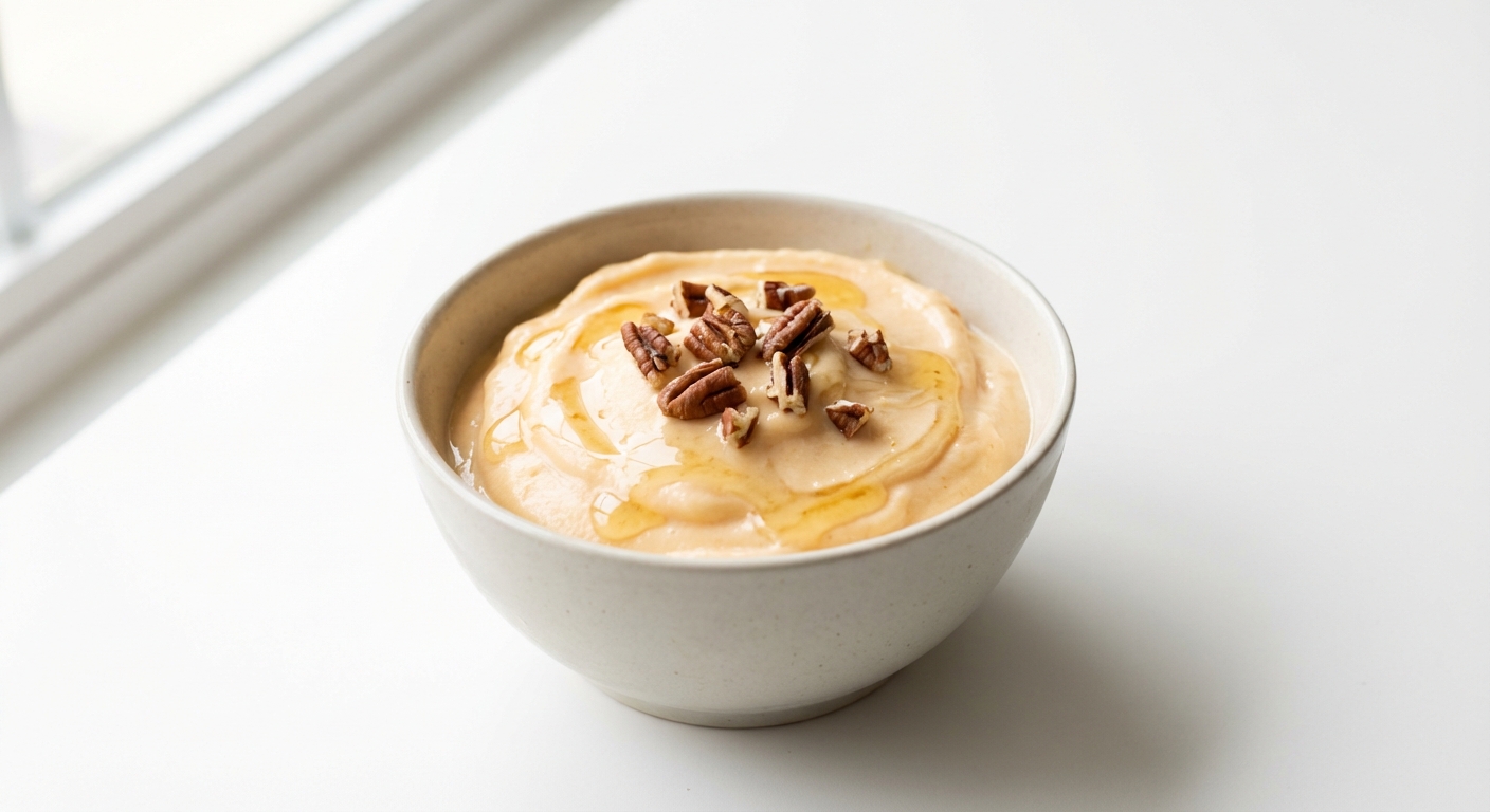 Brzoskwiniowe Lody z Miodem i Pekanami