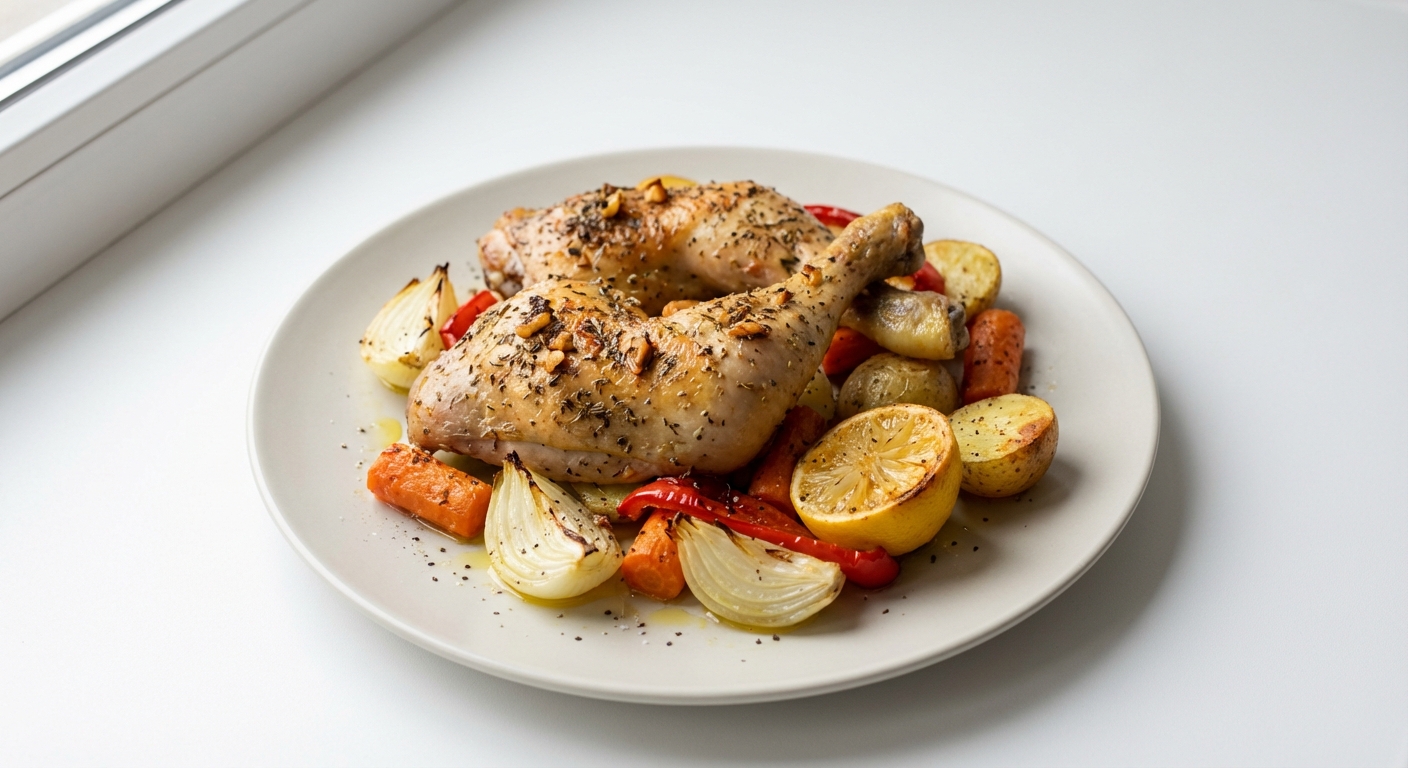 Udka z Warzywami i Ziołami Prowansalskimi