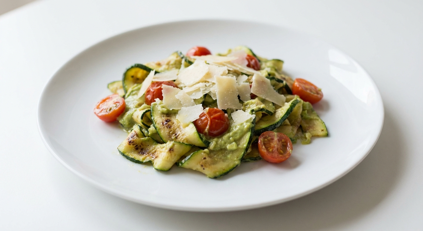 Cukinia z Awokado i Parmezanem