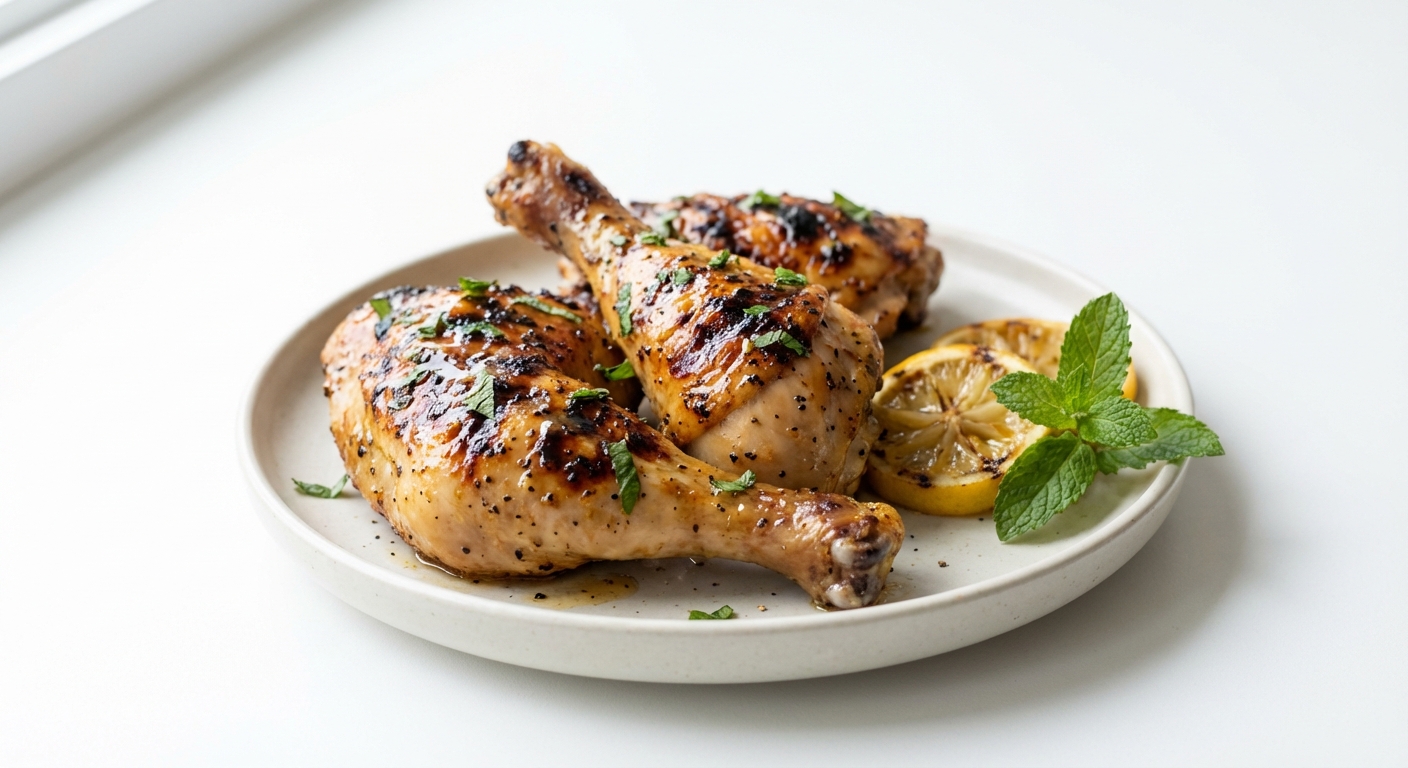 Udka z Grilla w Cytrynowo-Miodowej Marynacie