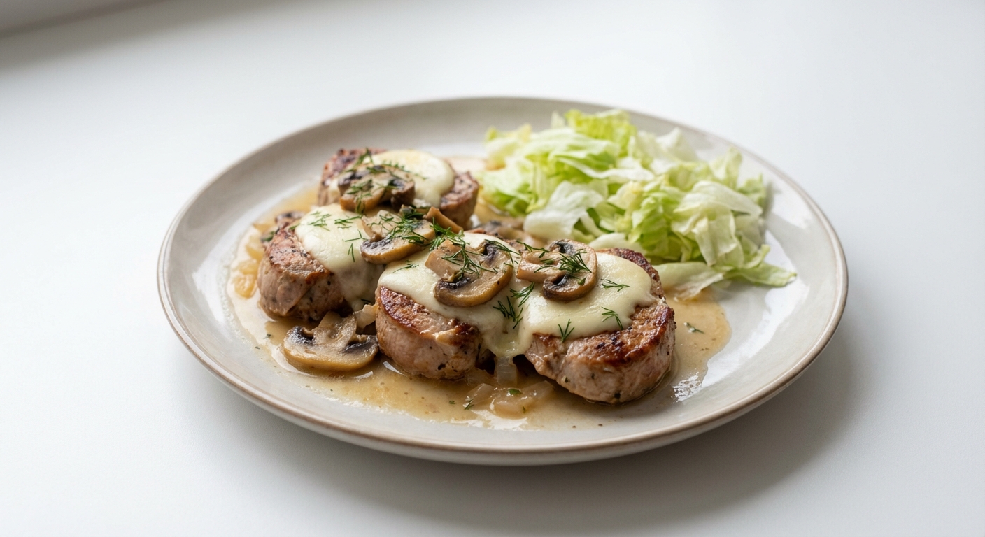 Polędwiczki z Mozzarellą i Pieczarkami