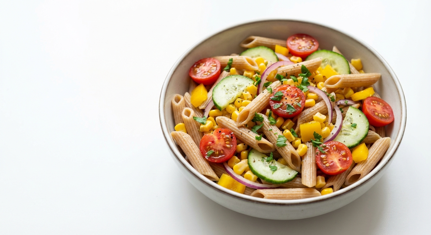 Sałatka Penne z Warzywami i Cytryną