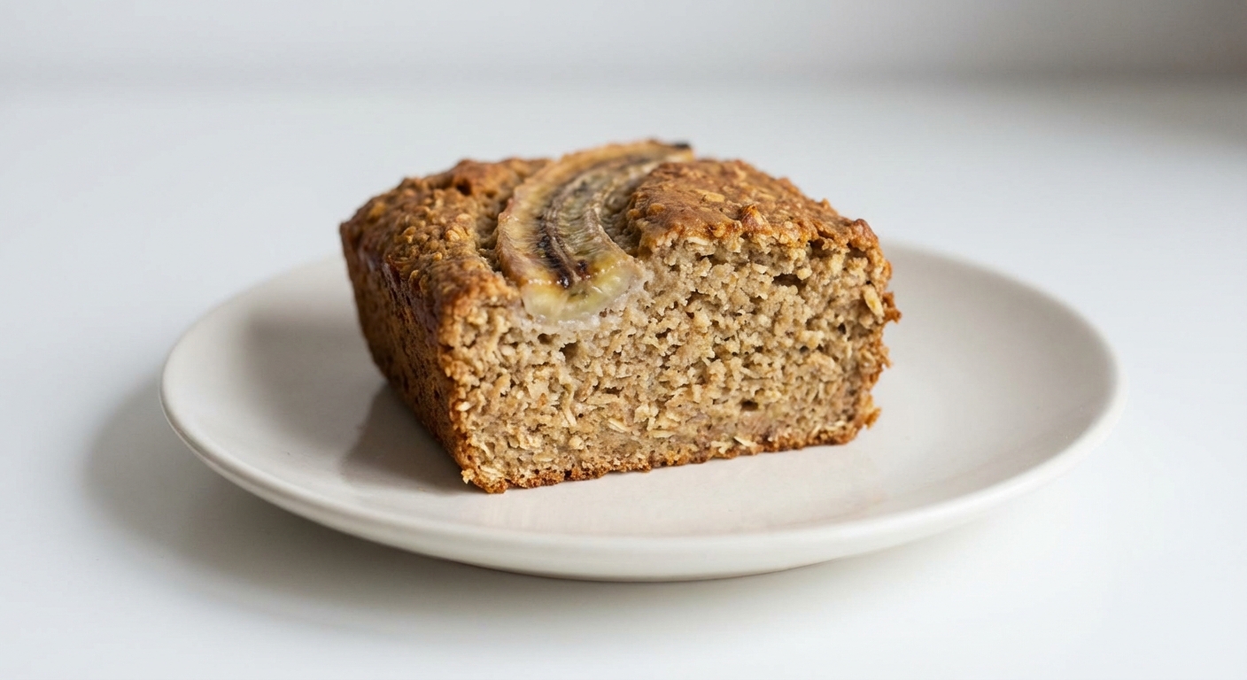 Owsiano-Migdałowy Chleb Bananowy z Miodem